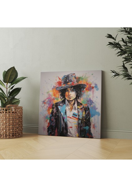 Micheal Jackson Kanvas Tablo - Çağdaş Evrim - Micheal Jackson, Ev Dekorasyonu, Modern Estetik, Kalıcı Etki, 30X30 fiyatları