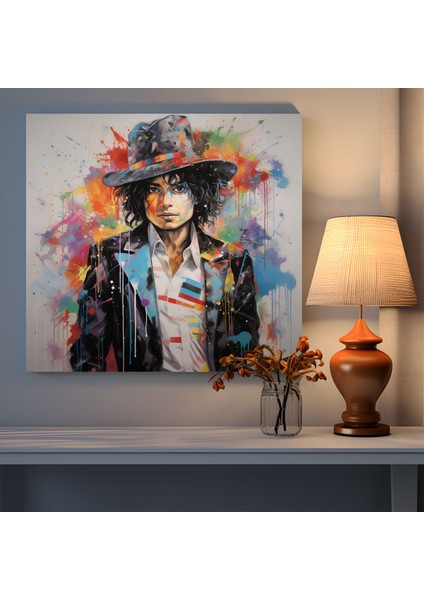 Micheal Jackson Kanvas Tablo - Çağdaş Evrim - Micheal Jackson, Ev Dekorasyonu, Modern Estetik, Kalıcı Etki, 30X30 modelleri