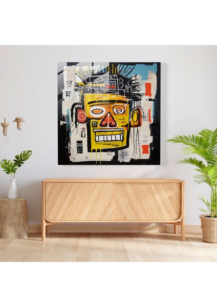 Basquiat Sembolizmi Cam Baskı - Basquiat, Soyut Formlar, Basquiat, Cam Sanatı, 30X30 fiyatları