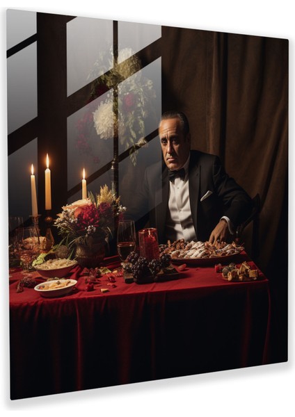 Godfather Cam Baskı - Godfather, Duvar Süslemesi, Cam Baskı, Sahne Aksesuarları, 30X30