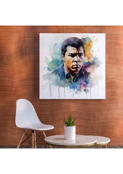 Muhammed Ali Kanvas Tablo - Muhammed Ali, Ev Dekorasyonu, Duvar Dekorasyonu, Kanvas Tablo, 30X30 modelleri