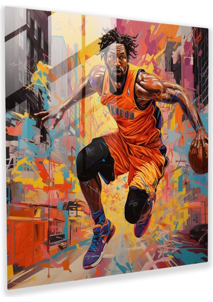 Nba Urban Graffiti Cam Baskı - Nba, Urban, Graffiti, Basketbol, ​​70X70