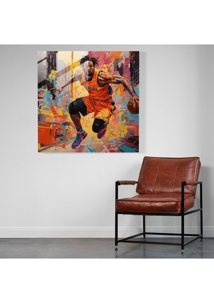 Nba Urban Graffiti Cam Baskı - Nba, Urban, Graffiti, Basketbol, ​​70X70 fiyatları