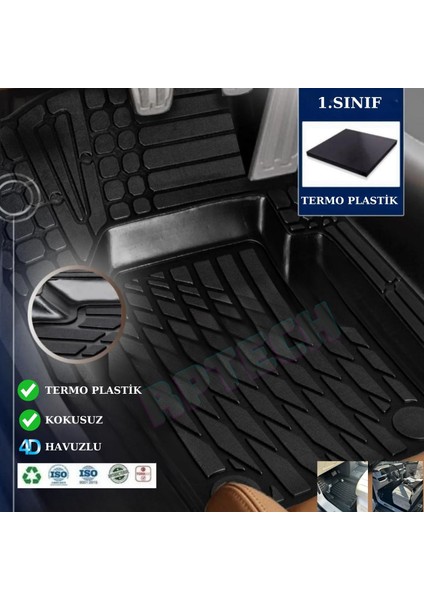 Volkswagen Jetta 2011 6/n S1 Model F1 Model 4d Havuzlu Siyah Paspas