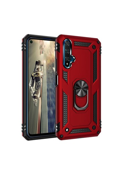 HONOR20 Çift Katmanlı ve Yüzüklü Tam Koruma Vega Premium Kılıf