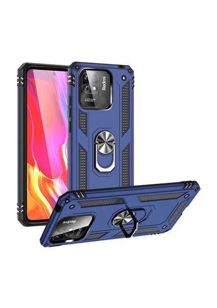 Poco C40 Çift Katmanlı ve Yüzüklü Tam Koruma Vega Premium Kılıf
