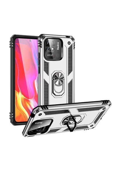 Poco C40 Çift Katmanlı ve Yüzüklü Tam Koruma Vega Premium Kılıf