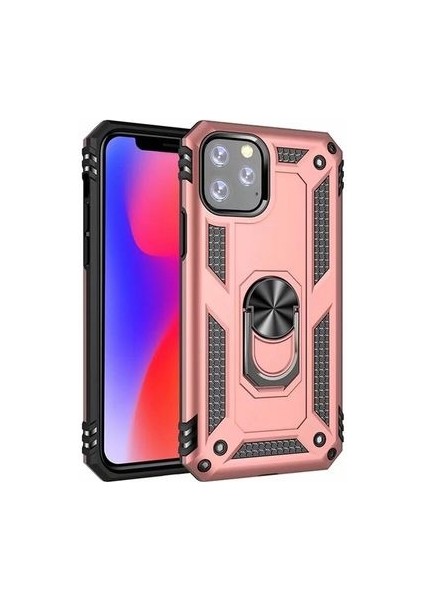 iPhone 11 Pro Max Kılıf Tam Koruma Çift Katmanlı Ibiza Sert Silikon Kapak