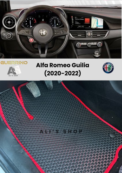 Alfa Romeo-Gıulıa Için 2020-2022 Arası Araca Özel Yeni Nesil Eva Mat Oto Paspas Havuzlu Paspas