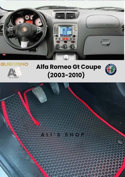 Alfa Romeo-Gt Coupe Için 2003-2010 Arası Araca Özel Yeni Nesil Eva Mat Oto Paspas Havuzlu Paspas