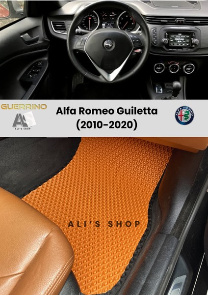 Alfa Romeo-Guıletta Için 2010-2020 Arası Araca Özel Yeni Nesil Eva Mat Oto Paspas Havuzlu Paspas