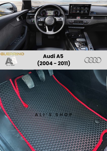 Audi-A5 Için 2004-2011 Arası Araca Özel Yeni Nesil Eva Mat Oto Paspas Havuzlu Eva Araba Paspası
