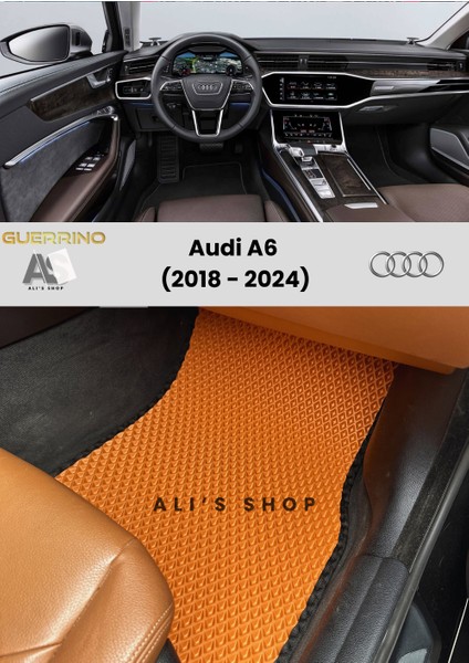 Audi-A6 Için 2018-2024 Arası Araca Özel Yeni Nesil Eva Mat Oto Paspas Havuzlu Eva Araba Paspası
