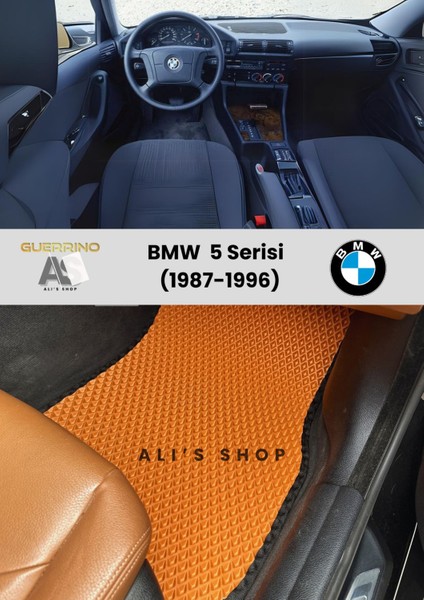 Bmw-5 Serisi Için 1987-1996 Arası Araca Özel Yeni Nesil Eva Mat Oto Paspas Havuzlu Eva Araba Paspası