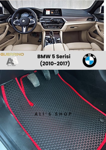Bmw-5 Serisi Için 2010-2017 Arası Araca Özel Yeni Nesil Eva Mat Oto Paspas Havuzlu Eva Araba Paspası