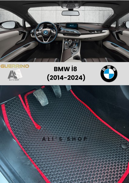 Bmw-I8 Için 2014-2024 Arası Araca Özel Yeni Nesil Eva Mat Oto Paspas Havuzlu Eva Araba Paspası