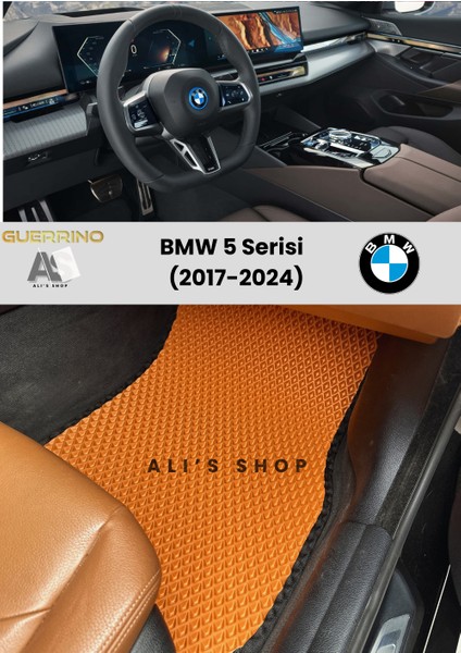 Bmw-5 Serisi Için 2017-2024 Arası Araca Özel Yeni Nesil Eva Mat Oto Paspas Havuzlu Eva Araba Paspası