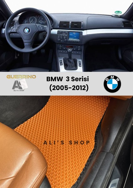 Bmw-3 Serisi Için 2005-2012 Arası Araca Özel Yeni Nesil Eva Mat Oto Paspas Havuzlu Eva Araba Paspası