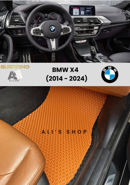 Bmw-X4 Için 2014-2024 Arası Araca Özel Yeni Nesil Eva Mat Oto Paspas Havuzlu Eva Araba Paspası