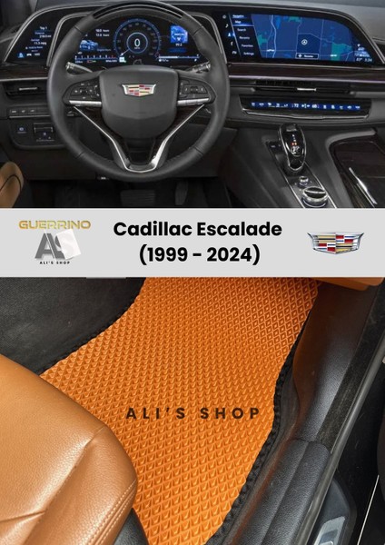 Cadillac-Escalade Için 1999-2024 Arası Araca Özel Yeni Nesil Eva Mat Oto Paspas Havuzlu Paspas