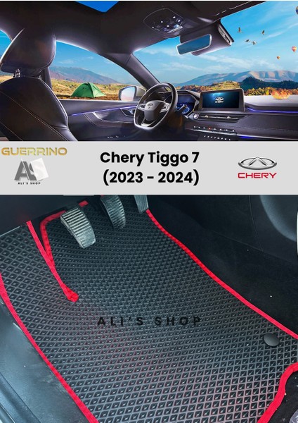 Chery-Tiggo 7 Için 2023-2024 Arası Araca Özel Yeni Nesil Eva Mat Oto Paspas Havuzlu Araba Paspası