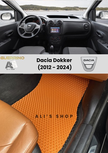 Dacia-Dokker Için 2012-2024 Arası Araca Özel Yeni Nesil Eva Mat Oto Paspas Havuzlu Araba Paspası