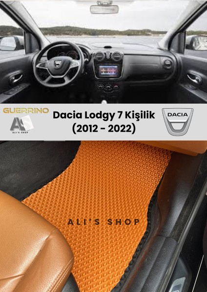 Dacia-Lodgy 7 Kişilik Için 2012-2022 Arası Araca Özel Yeni Nesil Eva Mat Oto Paspas Havuzlu Paspas