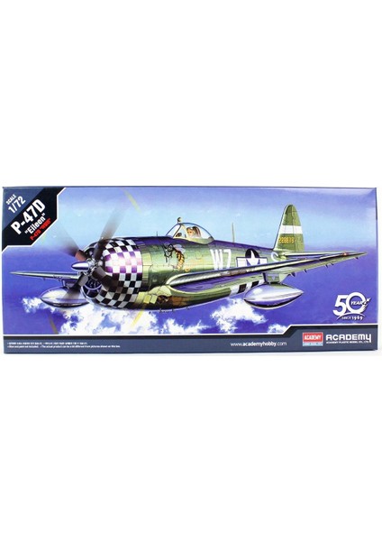 12474 1/72 Ölçek, P-47D Thunderbolt (Eileen) Savaş Uçağı, Plastik Model Kiti