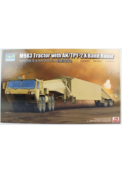 01059 1/35 Ölçek M983 Çekici ve An/tpy-2 x Bant Radarı, Plastik Model Kiti