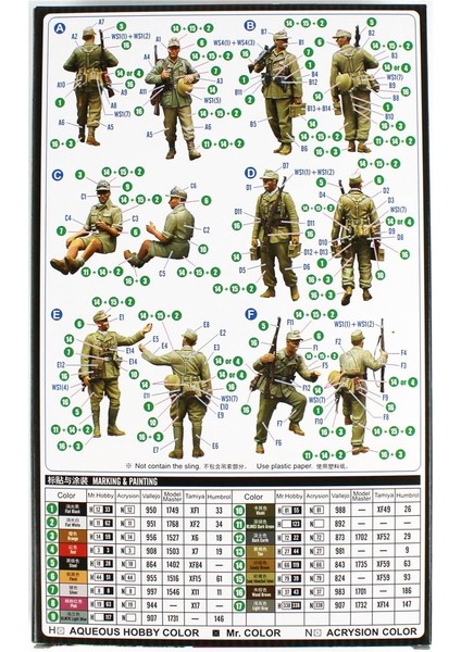 Hobbyboss 84410 1/35 Ölçek Alman (Dak) Afrika Askerleri, Askeri Figür Plastik Model Kiti fiyatları