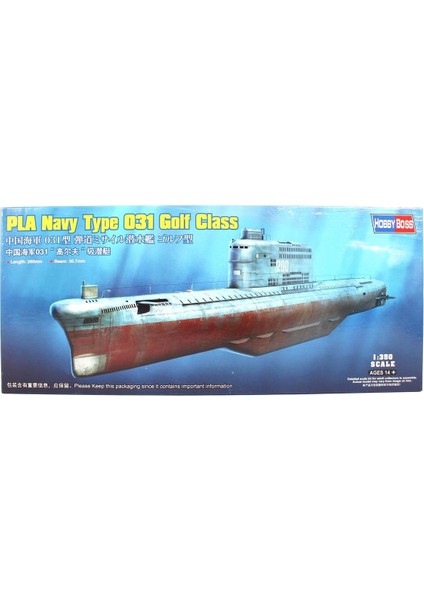 Hobbyboss 83514 1/350 Ölçek Pla Navy Type 031 Golf Class, Denizaltı Plastik Model Kiti fiyatları