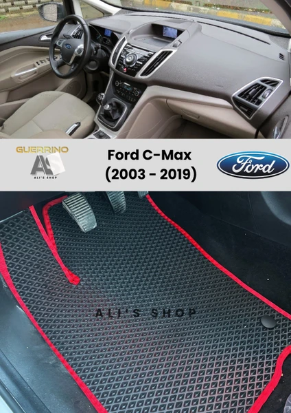 Ford C-Max 2003-2019 Arası Araca Özel Yeni Nesil Eva Mat Oto Paspas Havuzlu Eva Araba Paspası