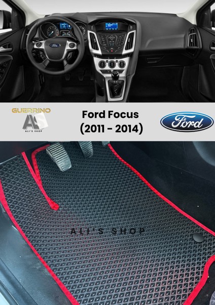 Ford Focus 2011-2014 Arası Araca Özel Yeni Nesil Eva Mat Oto Paspas Havuzlu Eva Araba Paspası