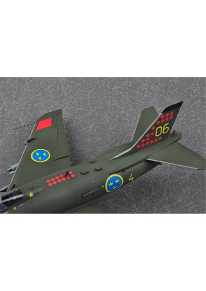 Hobbyboss 81752 1/48 Ölçek Saab J-32B/E Lansen, Savaş Uçağı Plastik Model Kiti