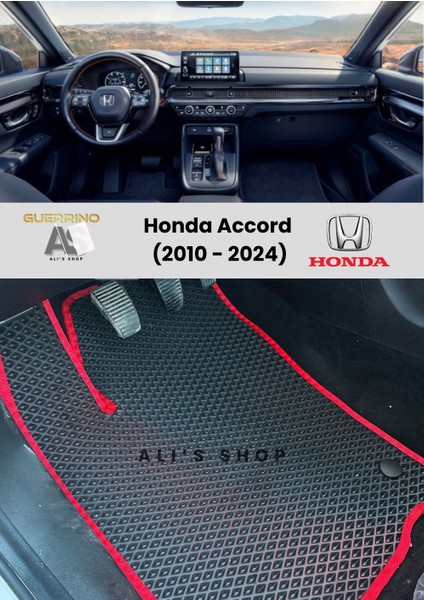 Honda Accord 2010-2024 Arası Araca Özel Yeni Nesil Eva Mat Oto Paspas Havuzlu Eva Araba Paspası