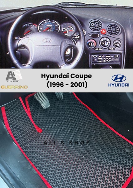 Hyundai Coupe 1996 - 2001 Arası Araca Özel Yeni Nesil Eva Mat Oto Paspas Havuzlu Eva Araba Paspası