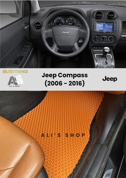 Jeep Compass 2006-2016 Arası Araca Özel Yeni Nesil Eva Mat Oto Paspas Havuzlu Eva Araba Paspası