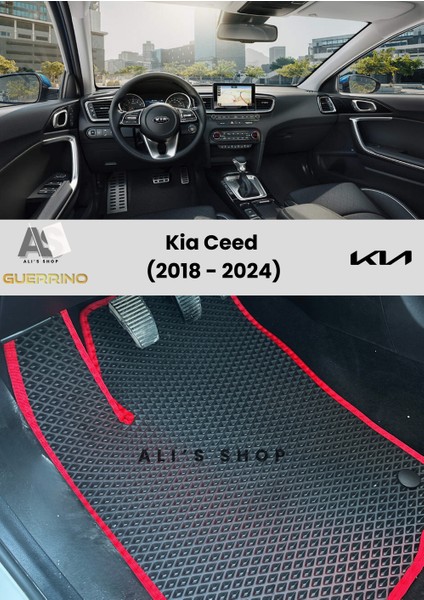 Kia Ceed 2018-2024 Arası Araca Özel Yeni Nesil Eva Mat Oto Paspas Havuzlu Eva Araba Paspası