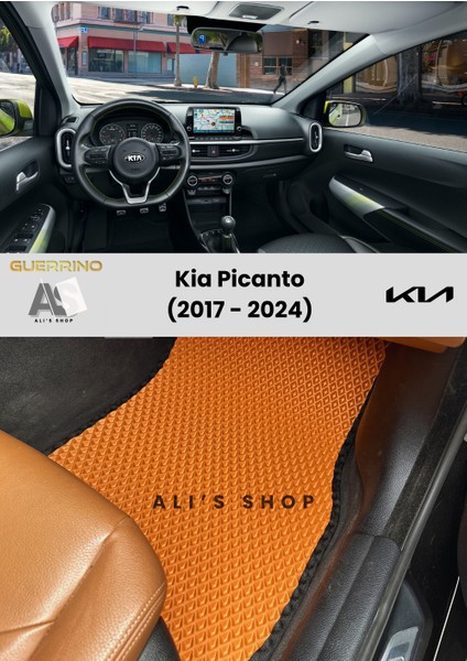 Kia Picanto 2017-2024 Arası Araca Özel Yeni Nesil Eva Mat Oto Paspas Havuzlu Eva Araba Paspası