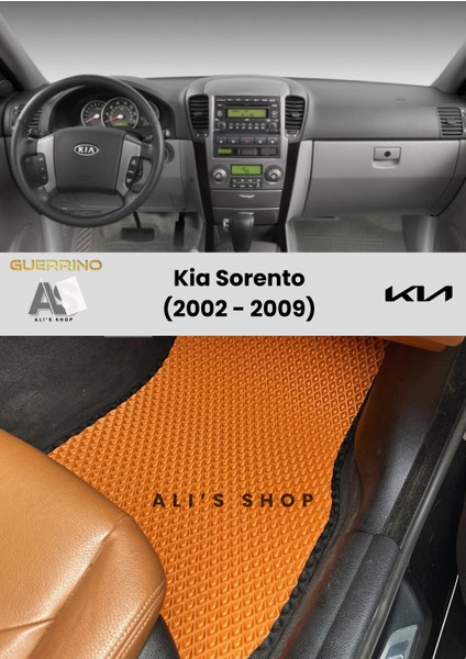 Kia Sorento 2002-2009 Arası Araca Özel Yeni Nesil Eva Mat Oto Paspas Havuzlu Eva Araba Paspası