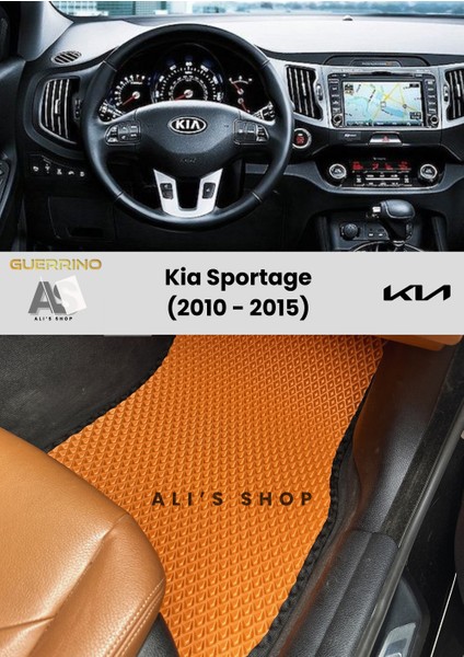 Kia Sportage 2010-2015 Arası Araca Özel Yeni Nesil Eva Mat Oto Paspas Havuzlu Eva Araba Paspası