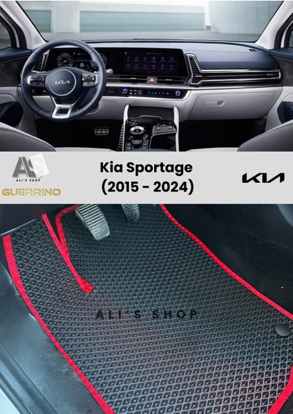 Kia Sportage 2015-2024 Arası Araca Özel Yeni Nesil Eva Mat Oto Paspas Havuzlu Eva Araba Paspası