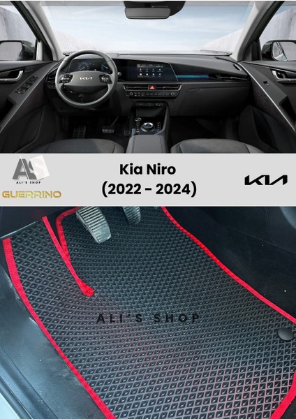 Kia Niro 2022-2024 Arası Araca Özel Yeni Nesil Eva Mat Oto Paspas Havuzlu Eva Araba Paspası