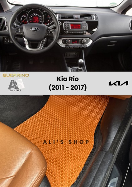 Kia Rio 2011-2017 Arası Araca Özel Yeni Nesil Eva Mat Oto Paspas Havuzlu Eva Araba Paspası