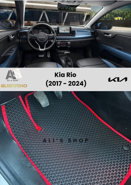 Kia Rio 2017-2024 Arası Araca Özel Yeni Nesil Eva Mat Oto Paspas Havuzlu Eva Araba Paspası