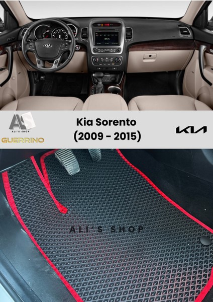 Kia Sorento 2009-2015 Arası Araca Özel Yeni Nesil Eva Mat Oto Paspas Havuzlu Eva Araba Paspası
