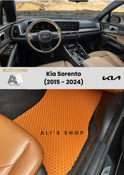 Kia Sorento 2015-2024 Arası Araca Özel Yeni Nesil Eva Mat Oto Paspas Havuzlu Eva Araba Paspası