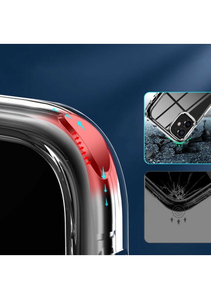 Apple iPhone 11 Uyumlu Forst Kapak-Renksiz indirimleri