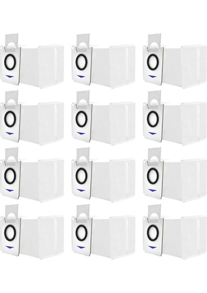 Ecovacs Deebot X1/x1 OMNI/T10 TURBO/T10 OMNI/T20 Pro /T20 OMNI/T20 Pro Artı Robot Vakum Torbası Için 12 Adet Toz Torbası (Yurt Dışından)