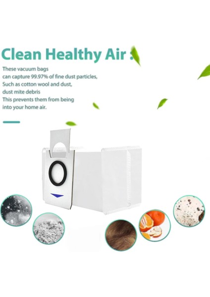 Ecovacs Deebot X1/x1 OMNI/T10 TURBO/T10 OMNI/T20 Pro /T20 OMNI/T20 Pro Artı Robot Vakum Torbası Için 12 Adet Toz Torbası (Yurt Dışından)